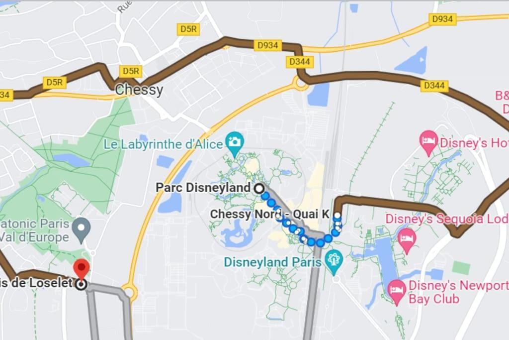 C101 Appartement Disneyland Montévrain Zewnętrze zdjęcie
